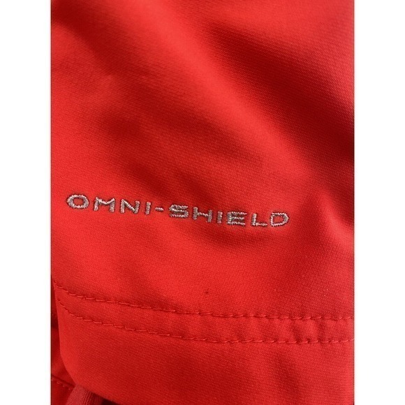 Columbia Titanium Red Soft Shell Zip Jacket Women's Medium Full Zip Omni Shield - Picture 8 of 15
